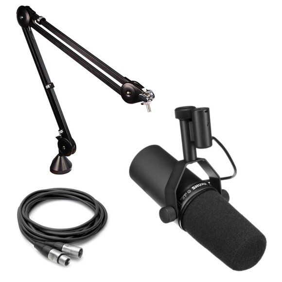 SM7B Dynamic Studio Microphone – Broadcast Podcast & Vocal Recording